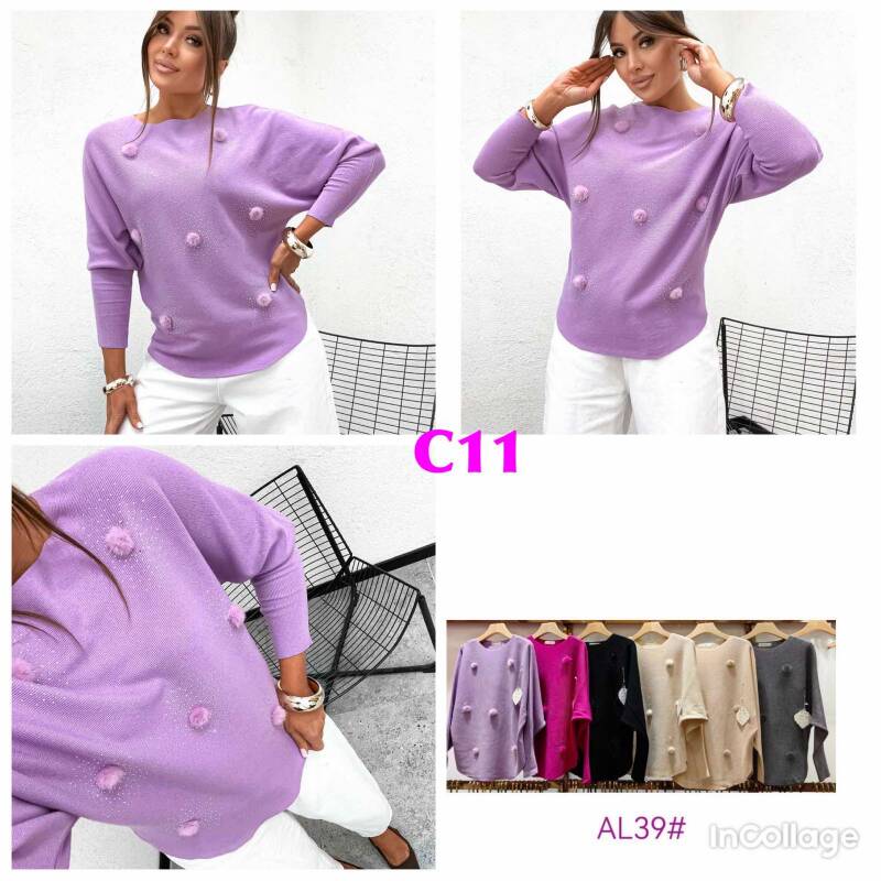 Bluzki damskie Roz L-3XL, Mix Kolor .Paczka 10 szt